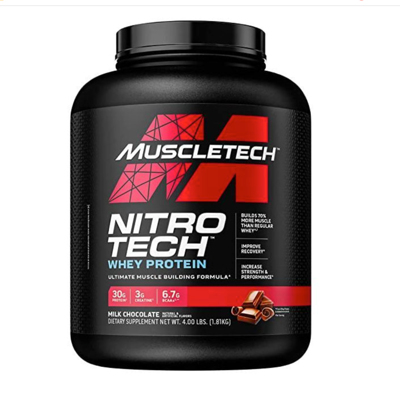 MUSCLETECH NITRO-TECH WHEY PROTEIN 5LB