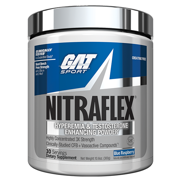 Gat Sport Nitraflex Pre Workout & Testosterone Formula - Gym Freak Supplements