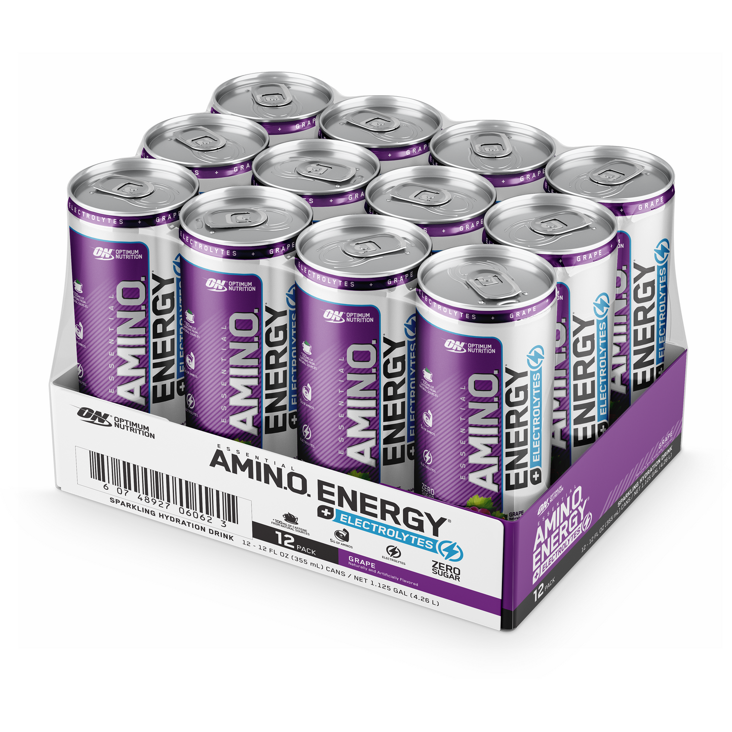 ON Sparkling Amino Energy RTD 12pk - Gym Freak Supplements