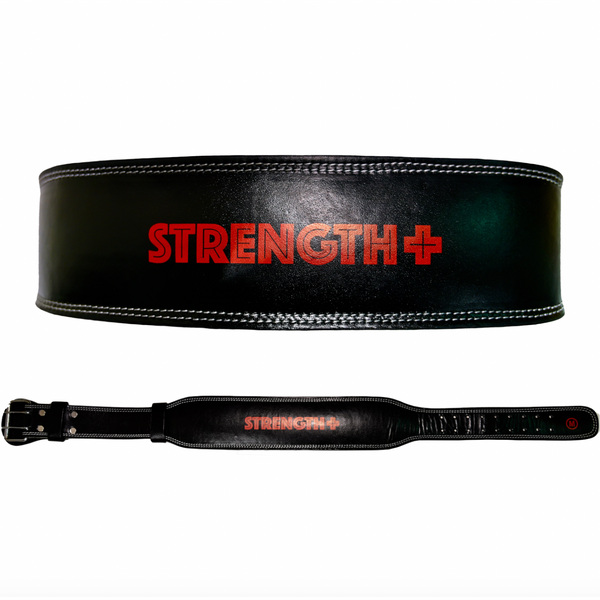 Strength+ Pro Weight Lifting Leather Belt 4'' - Gym Freak Supplements