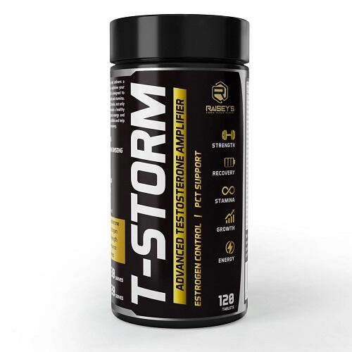 Raisey's T-storm Testosterone booster - Gym Freak Supplements
